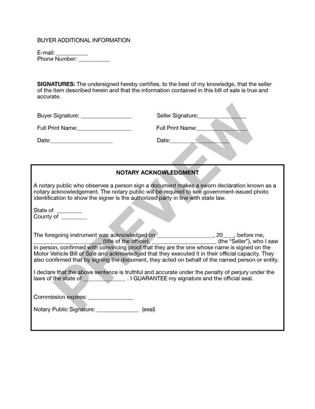 How To Compose a Proof Of Sale for a Trailer?